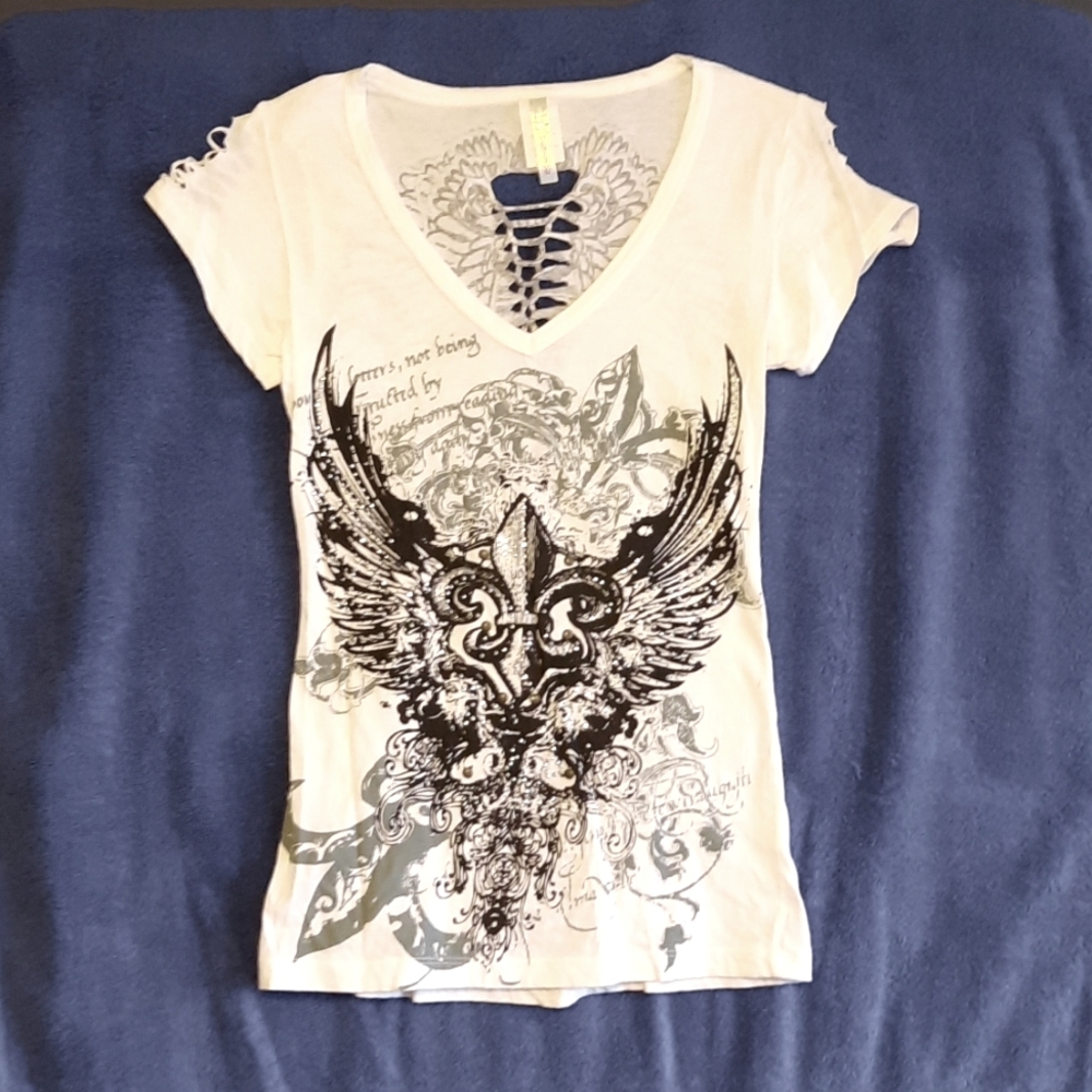 Short Sleeve Cut-out Top